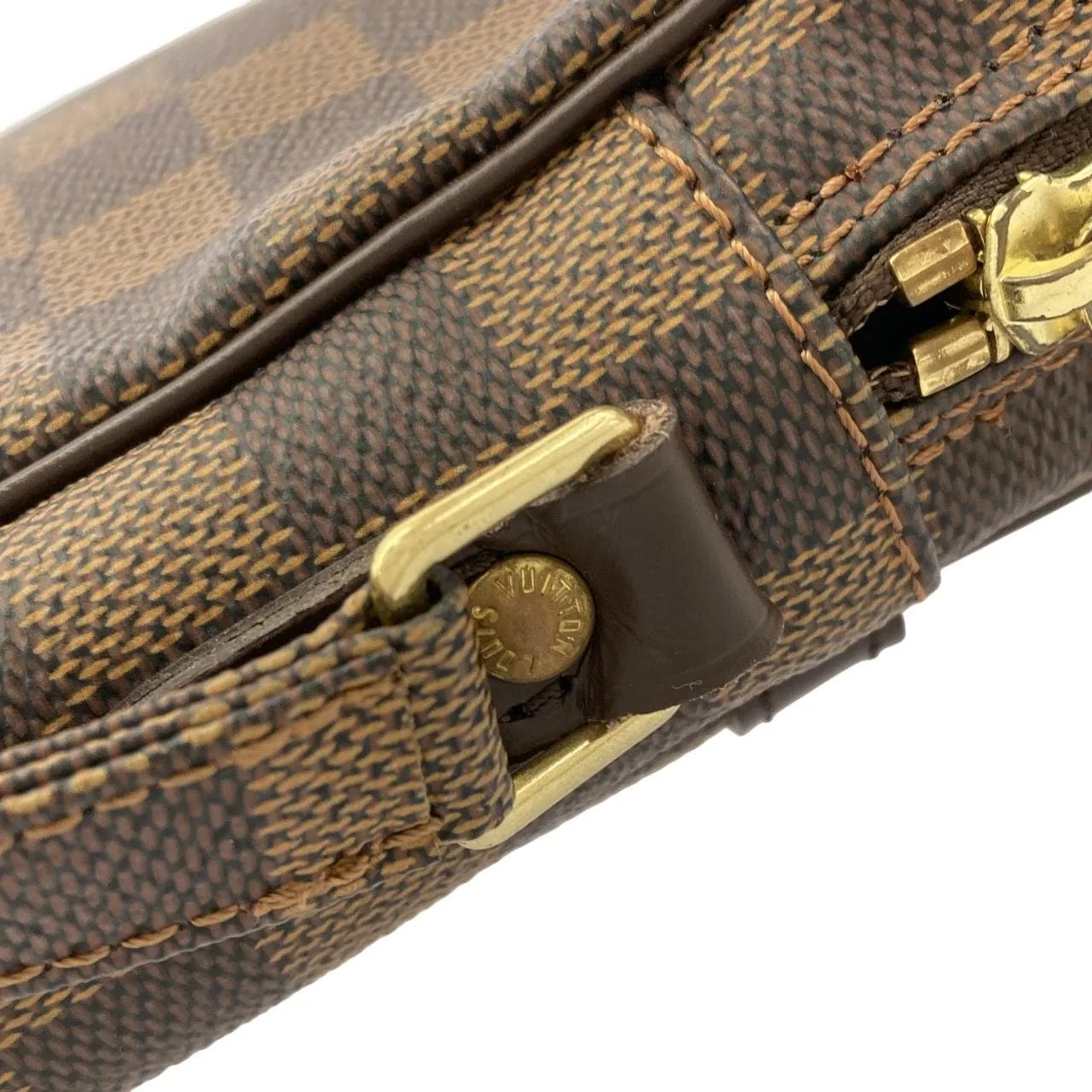 LOUIS VUITTON N48061 Shoulder Damier 黑色 Damier 中古品A - 縮圖 4