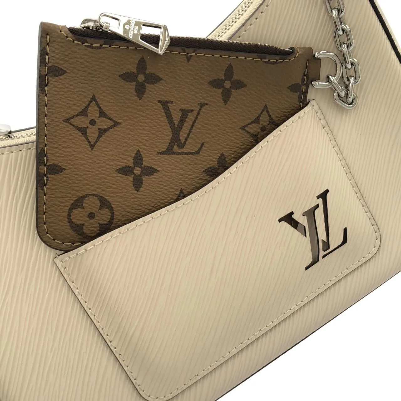 LOUIS VUITTON M80688 Shoulder Epi 黑色 Epi 中古品A - 縮圖 6