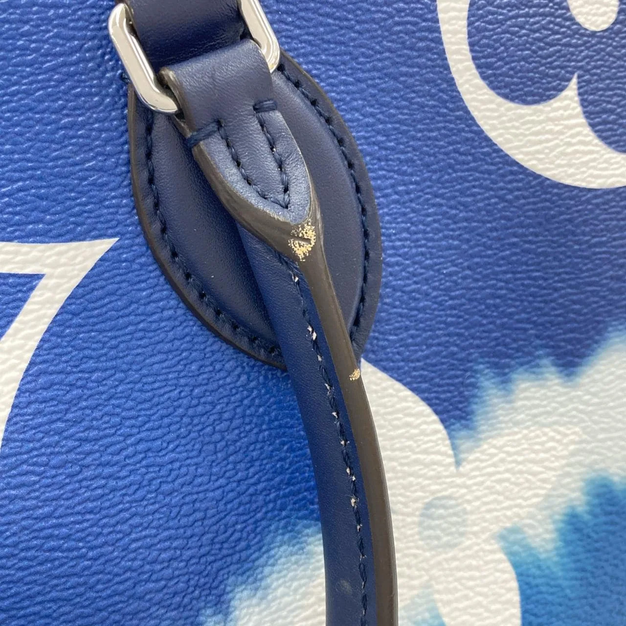 LOUIS VUITTON OnTheGo M45120 Handbag Canvas Blue Canvas Rank A - Thumbnail 3