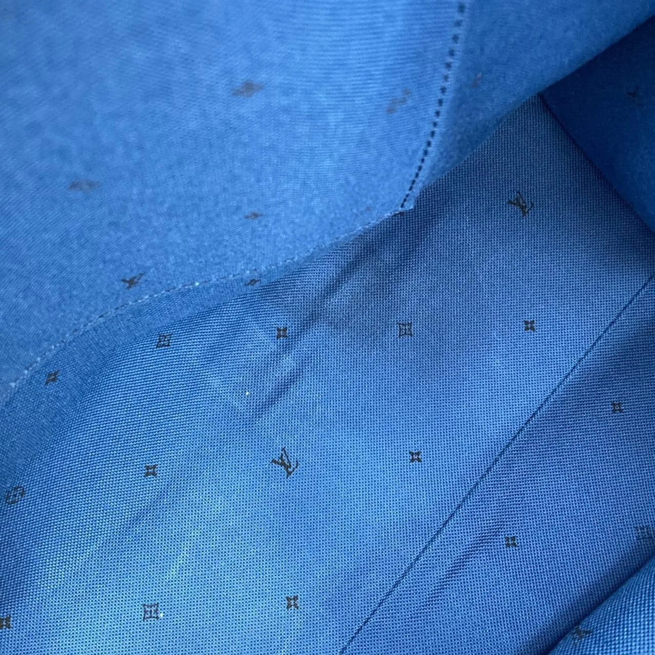 LOUIS VUITTON OnTheGo M45120 Handbag Canvas Blue Canvas Rank A - Thumbnail 9