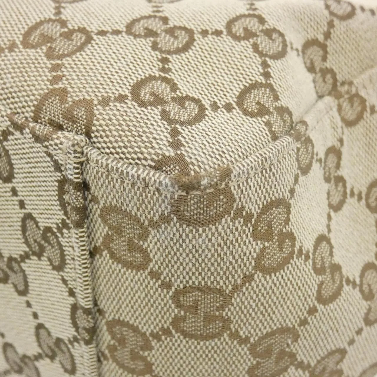 GUCCI 834796 FAEPS Tote Canvas 黑色 帆布 中古品A - 縮圖 3