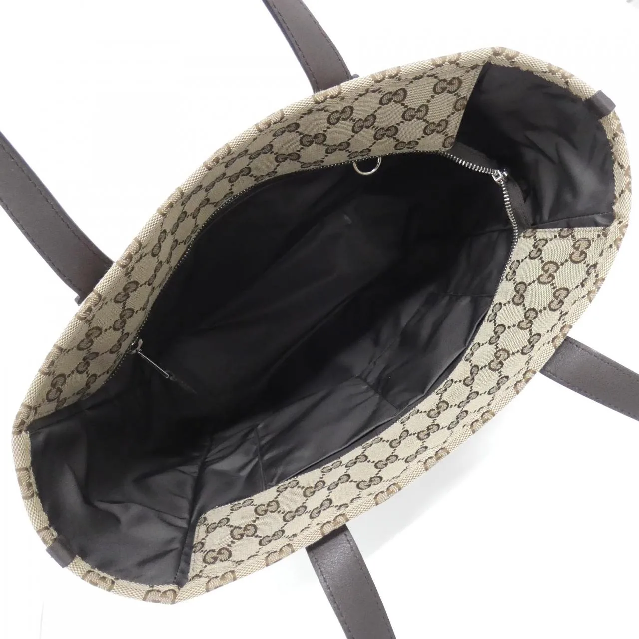 GUCCI 834796 FAEPS Tote Canvas 黑色 帆布 中古品A - 縮圖 7