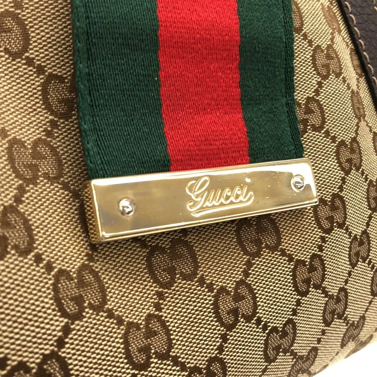 GUCCI 364836 Handbag Canvas Beige Canvas Rank A - Thumbnail 4