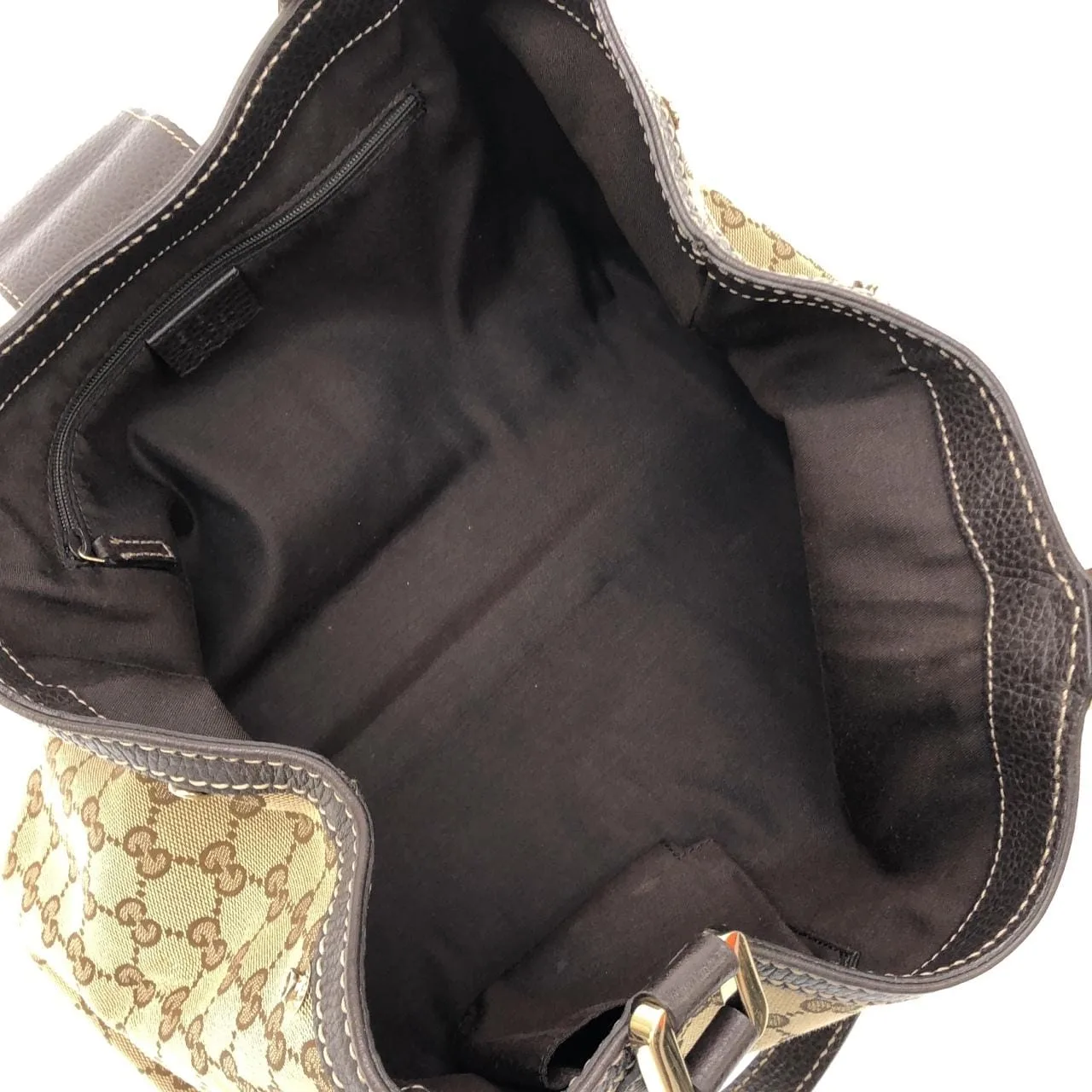 GUCCI 364836 Handbag Canvas Beige Canvas Rank A - Thumbnail 6