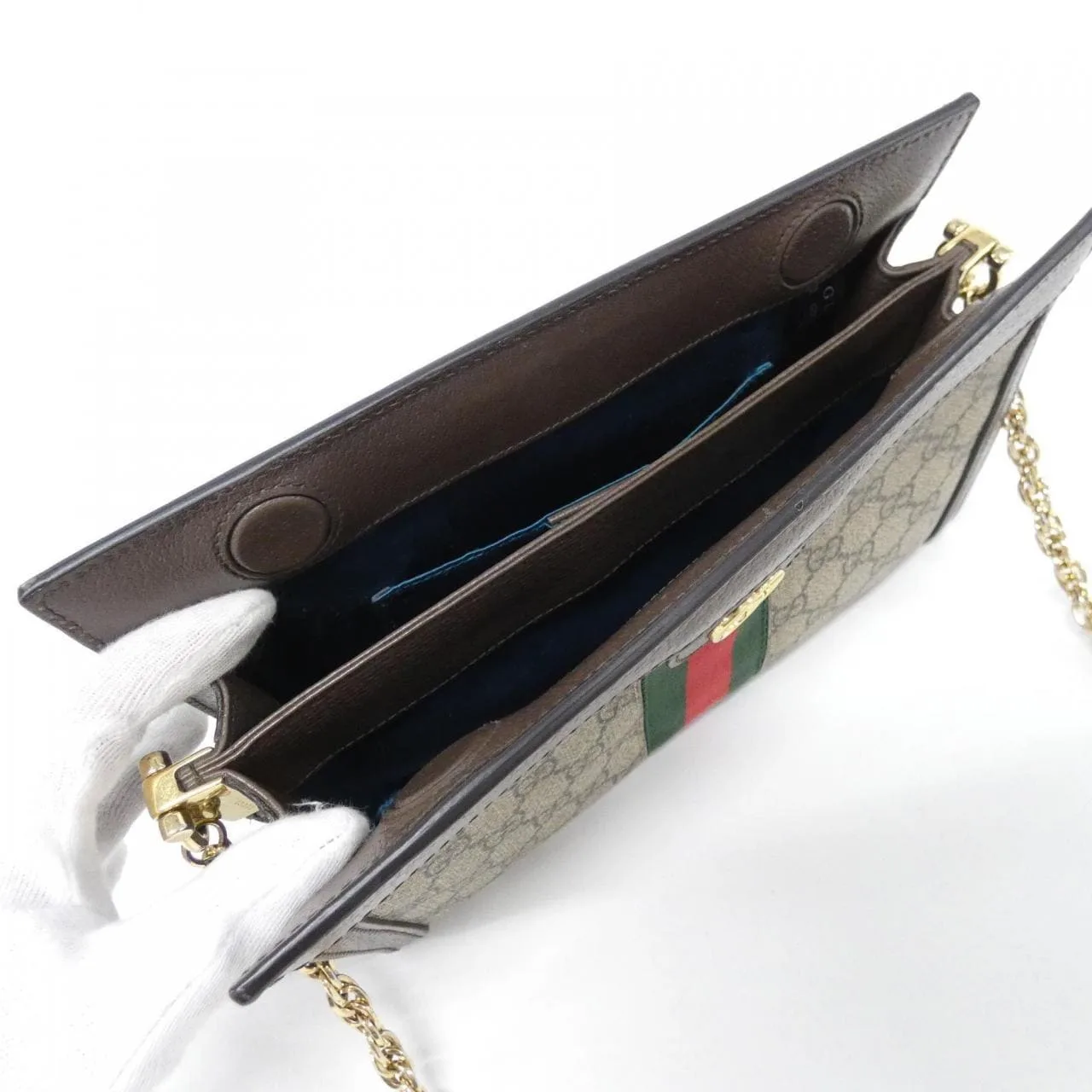 GUCCI 503877 K05NG Shoulder Canvas Black Canvas Rank A - Thumbnail 8