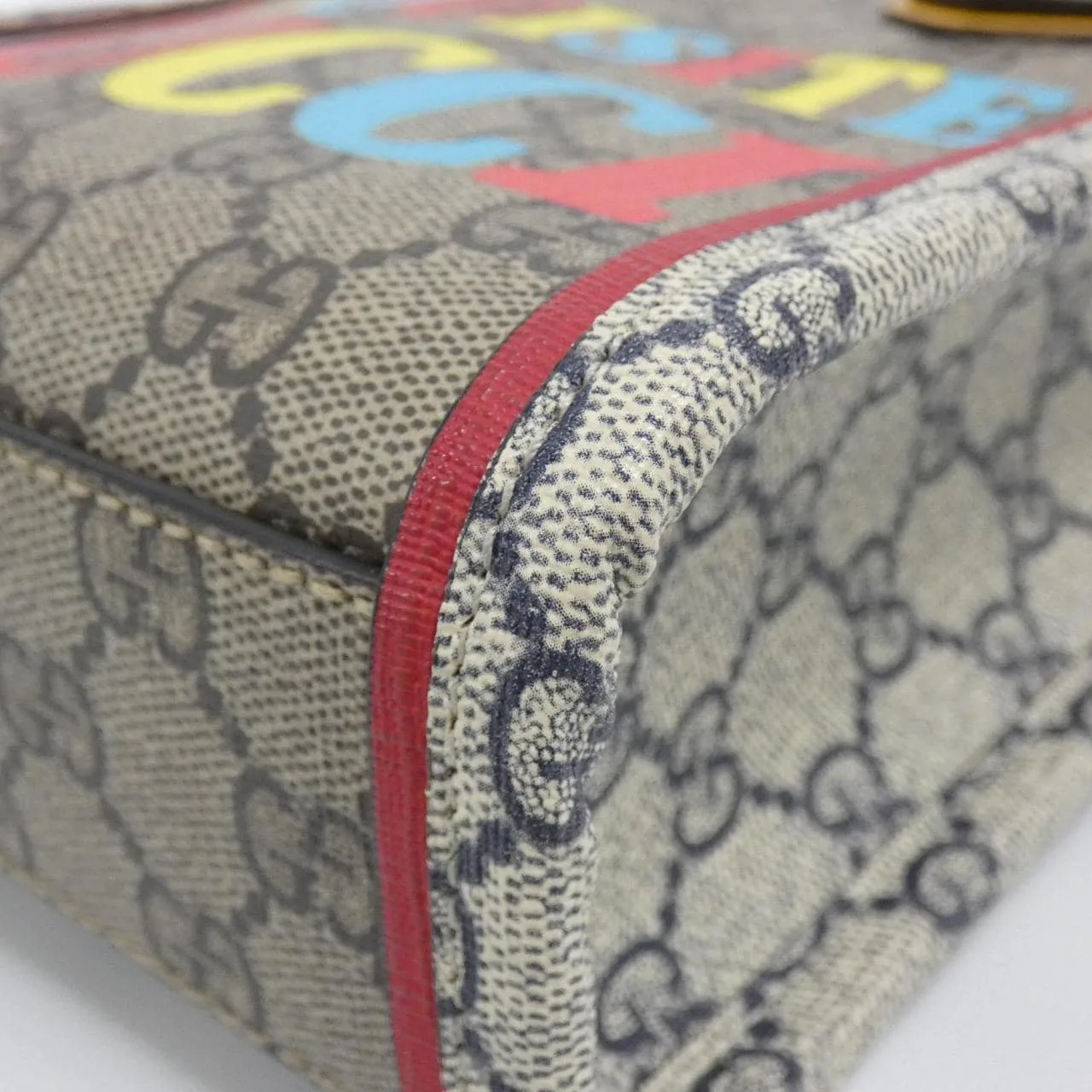 GUCCI 699406 FAAWA Handbag Canvas 米色 帆布 中古品A - 縮圖 3