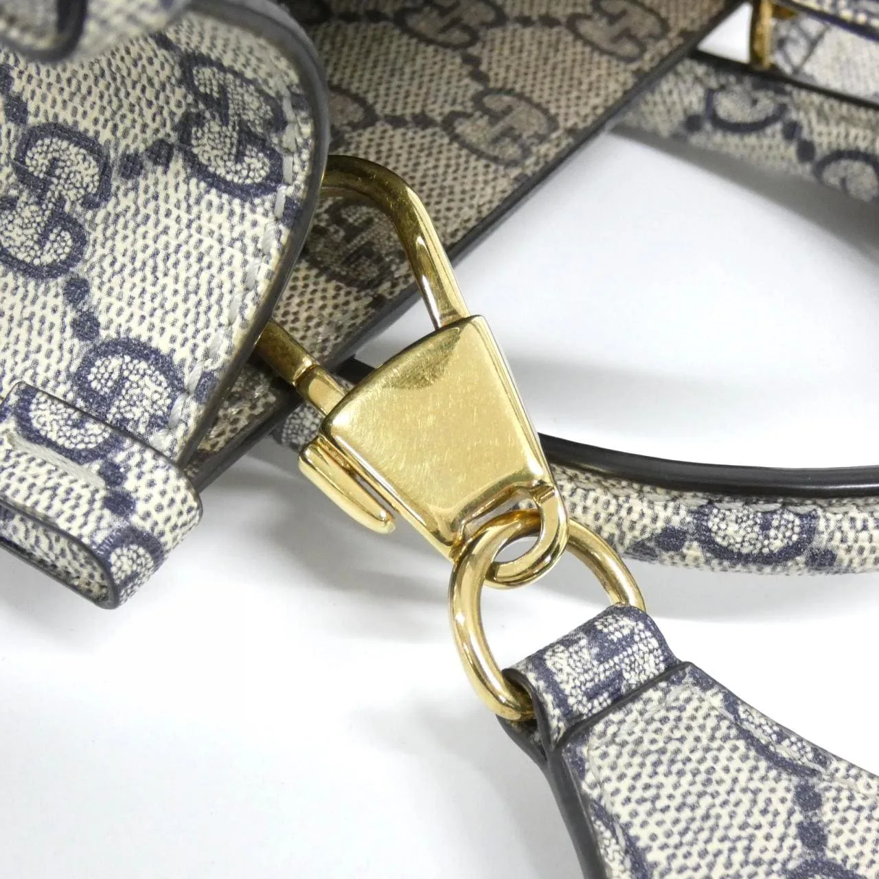 GUCCI 699406 FAAWA Handbag Canvas 米色 帆布 中古品A - 縮圖 7