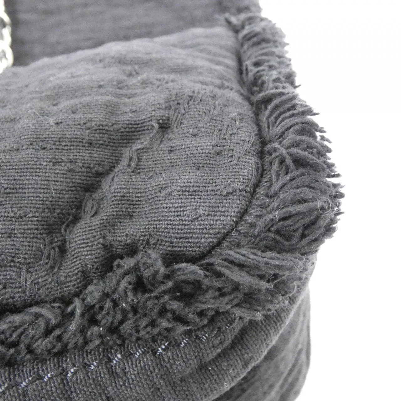 CHANEL 57180 Handbag Canvas 黑色 帆布 中古品A - 縮圖 3