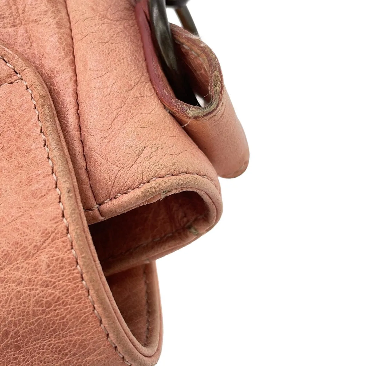 BALENCIAGA 246432 D94IT 肩背包 皮革 黑色 皮革 中古品B - 縮圖 6