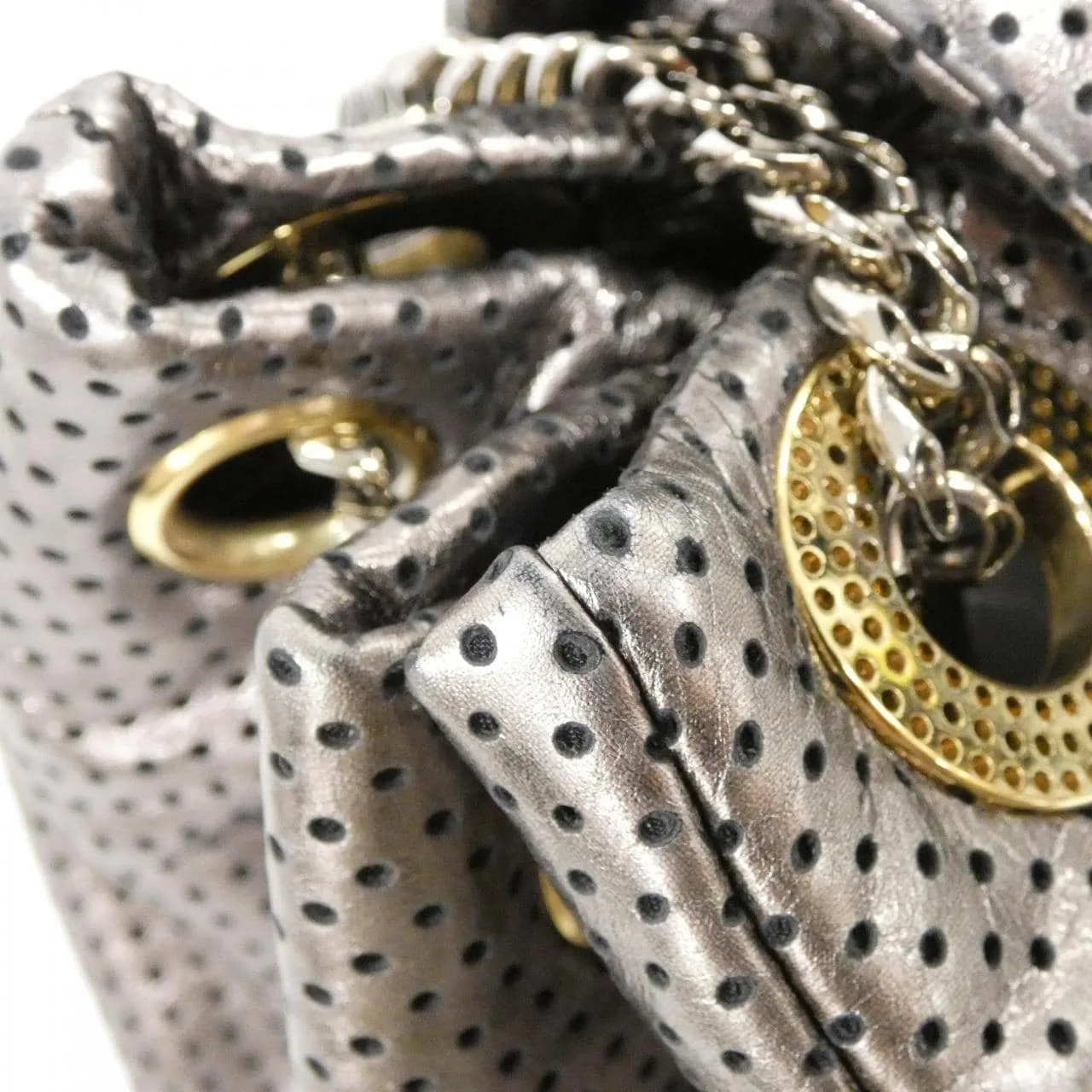 CHANEL Shoulder 銀色 中古品B - 縮圖 6