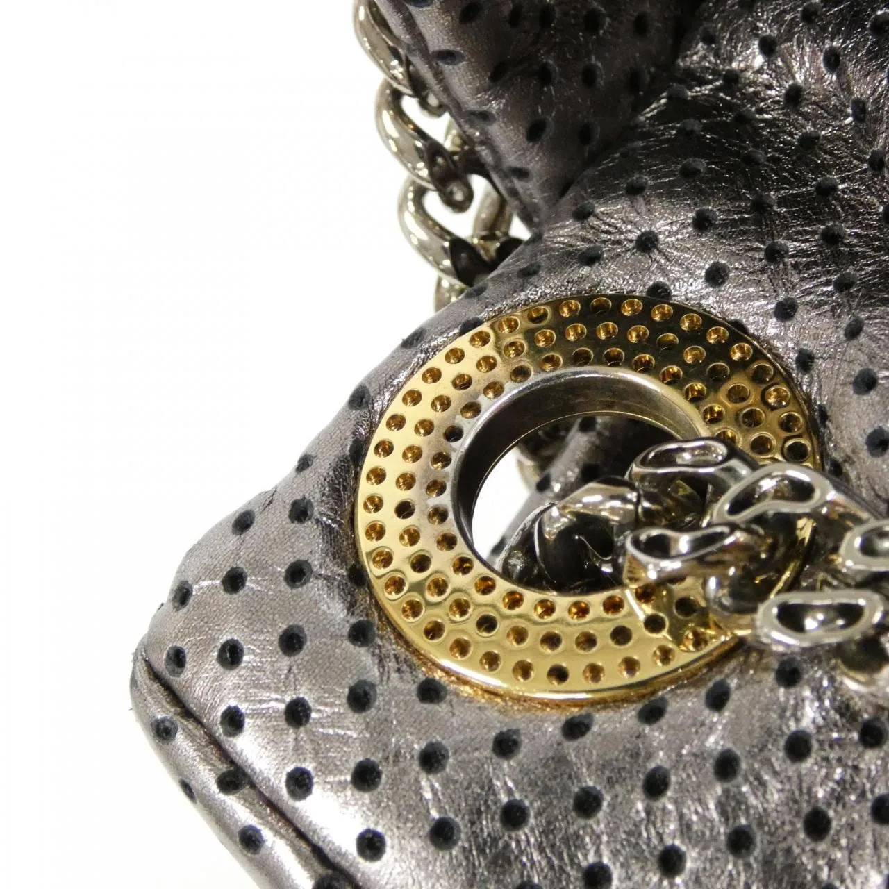 CHANEL Shoulder 銀色 中古品B - 縮圖 7