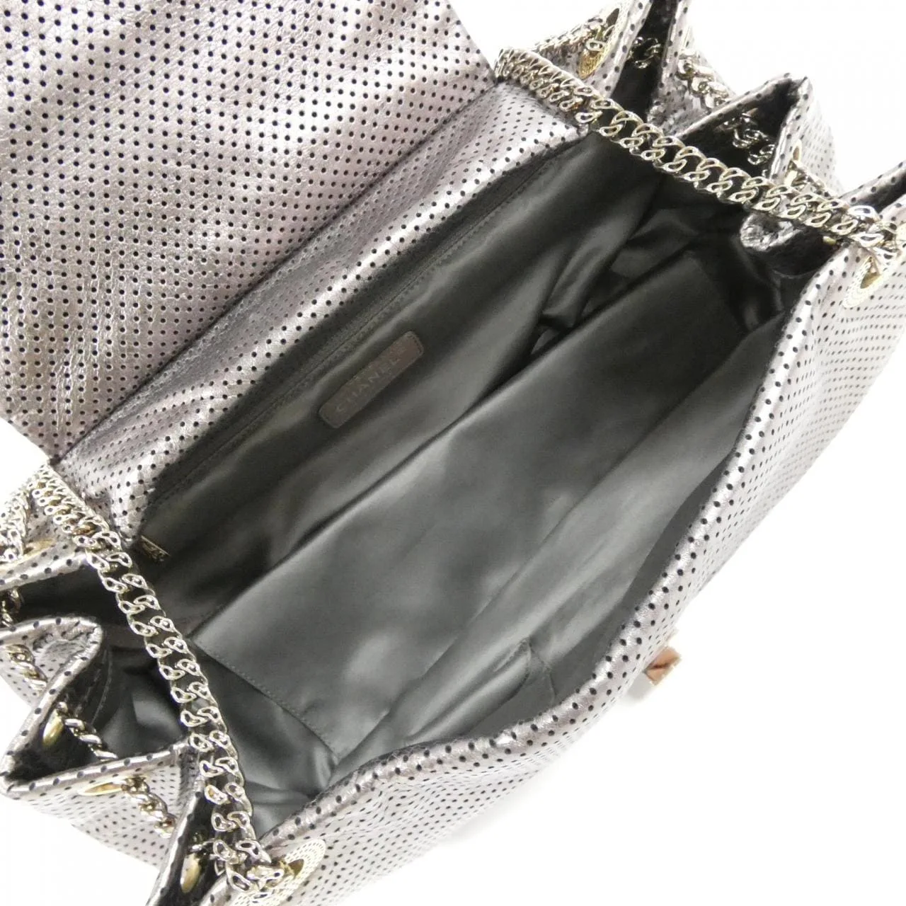 CHANEL Shoulder 銀色 中古品B - 縮圖 9