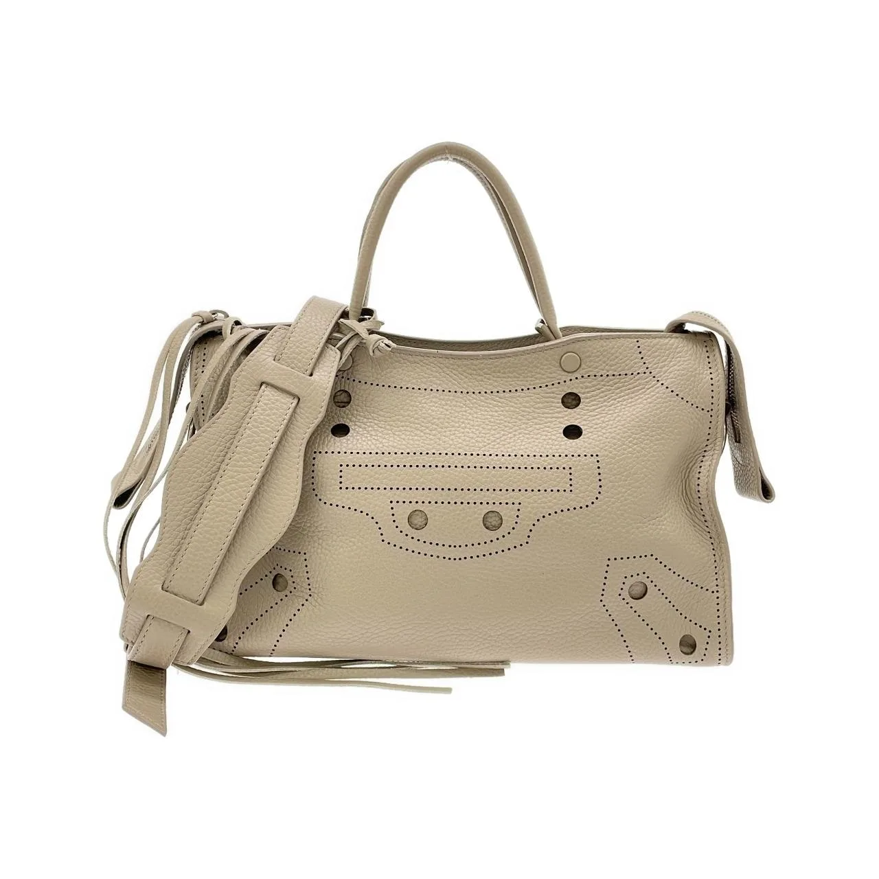 BALENCIAGA Le City 443516 DRU1T Handbag Black