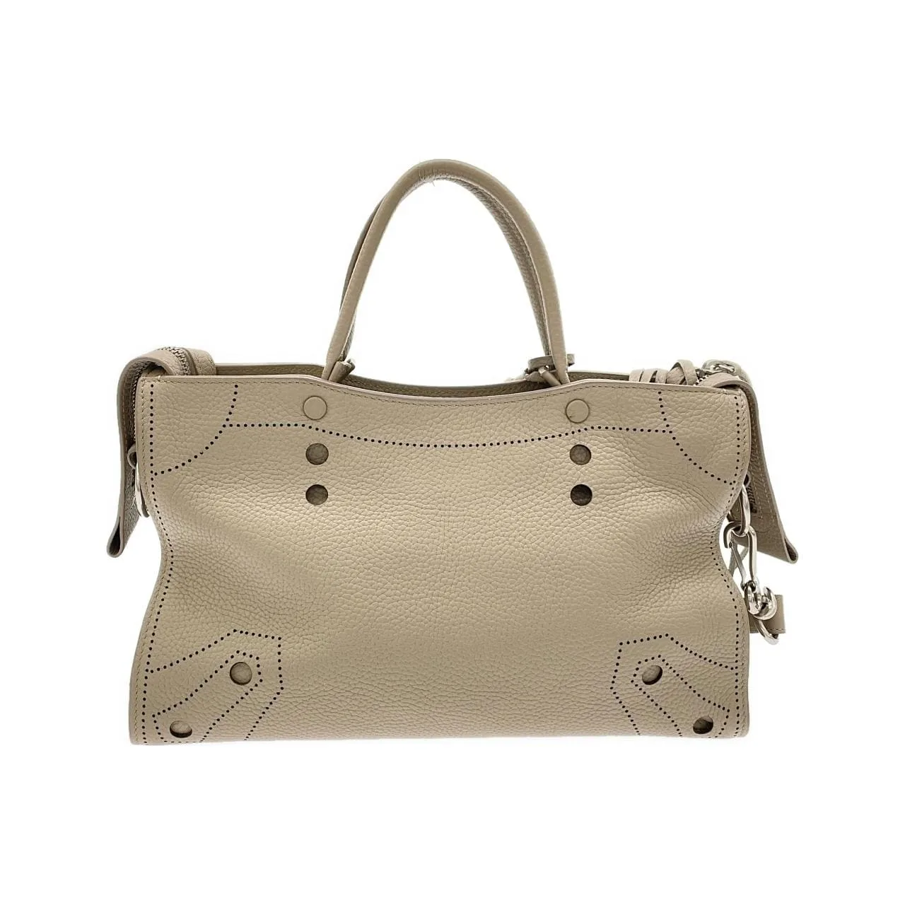 BALENCIAGA Le City 443516 DRU1T Handbag Black Rank A - Thumbnail 2