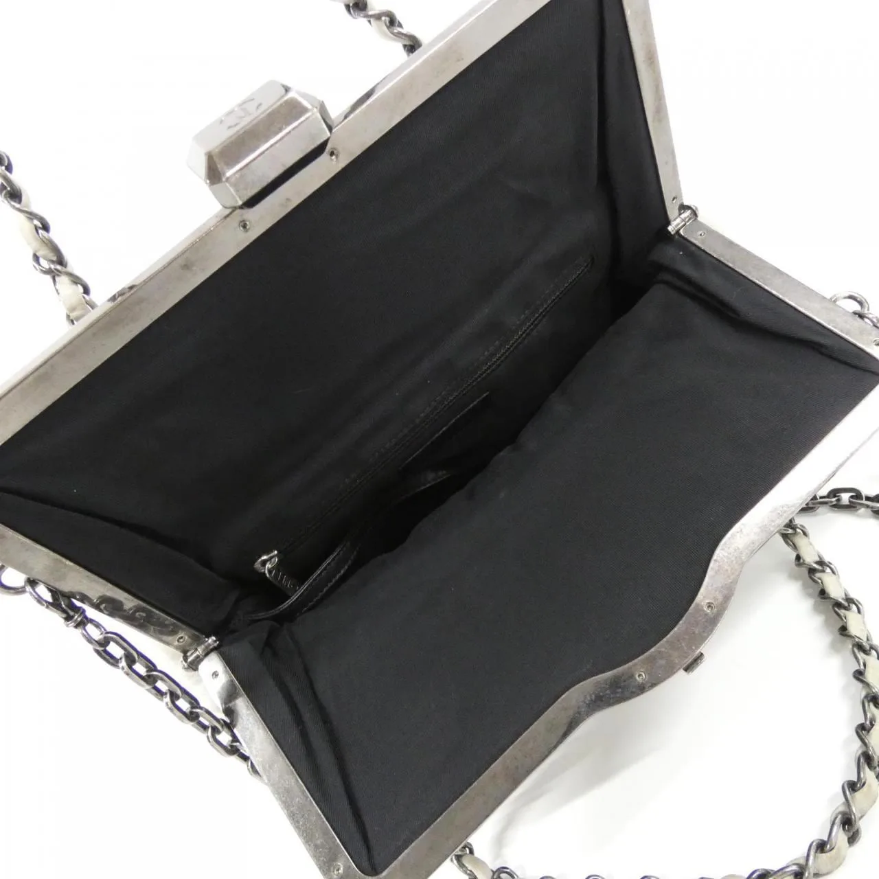 CHANEL Handbag 灰色 中古品B - 縮圖 9