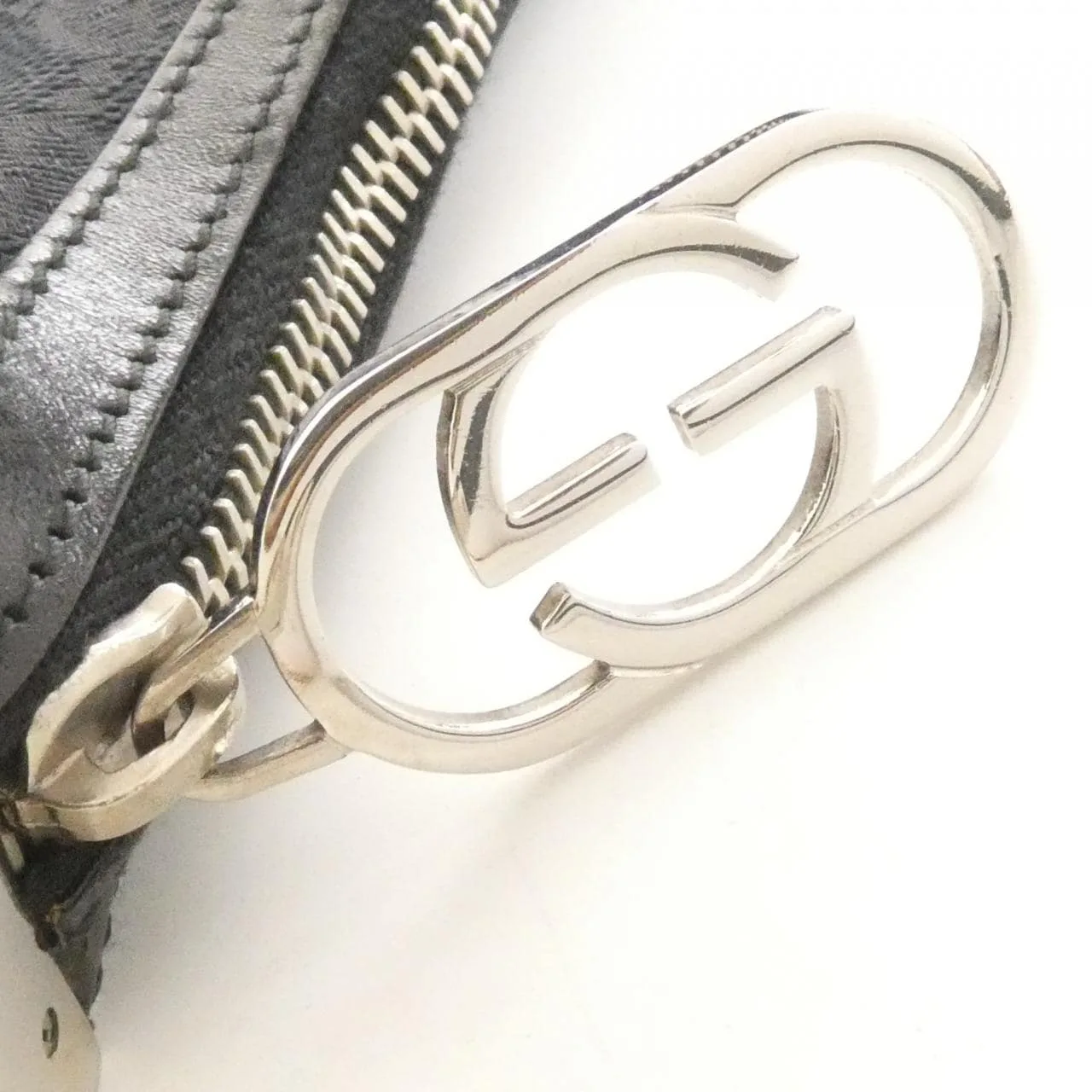 GUCCI 001 3812 Shoulder Canvas Black Canvas Rank A - Thumbnail 3