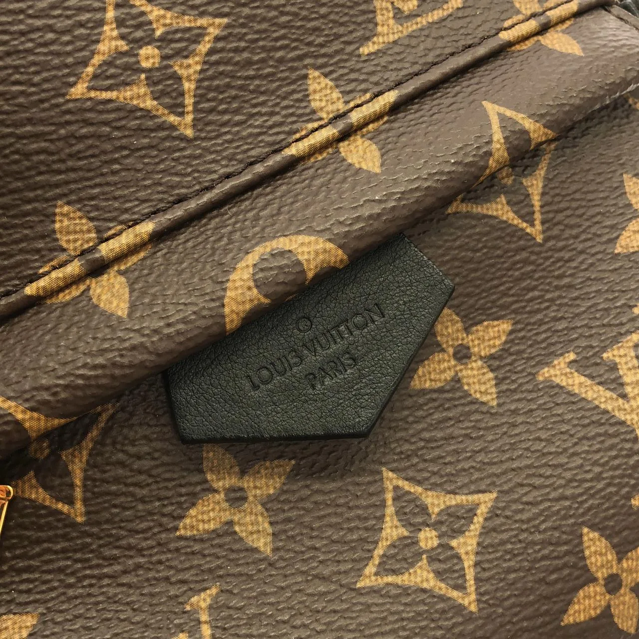 LOUIS VUITTON Palm Springs M41560 背包 Monogram 黑色 Monogram 中古品A - 縮圖 5