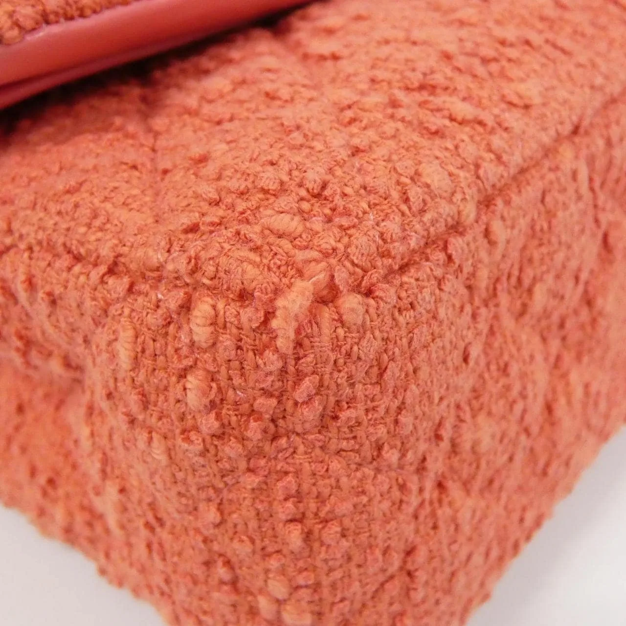 CHANEL Matelasse 1112 Shoulder Tweed Pink Tweed Rank A - Thumbnail 3