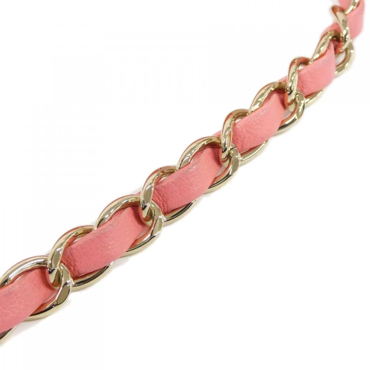 CHANEL Matelasse 1112 Shoulder Tweed Pink Tweed Rank A - Thumbnail 6