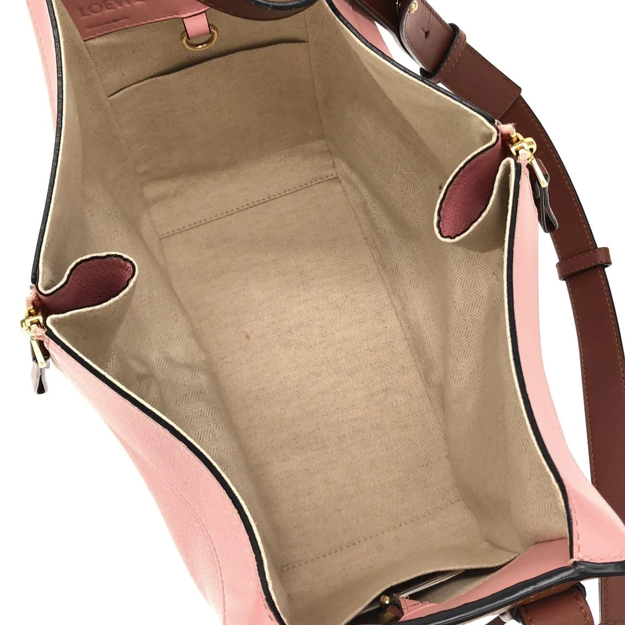 LOEWE Hammock 387 30WS35 Shoulder Black Rank A - Thumbnail 9