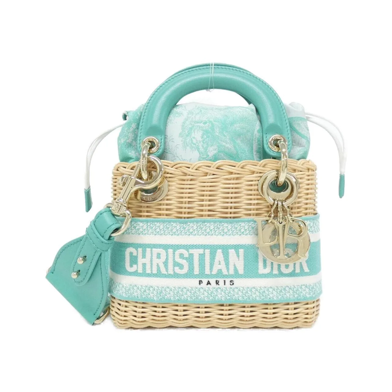 DIOR Lady Dior M0505OIFI Handbag Canvas Black