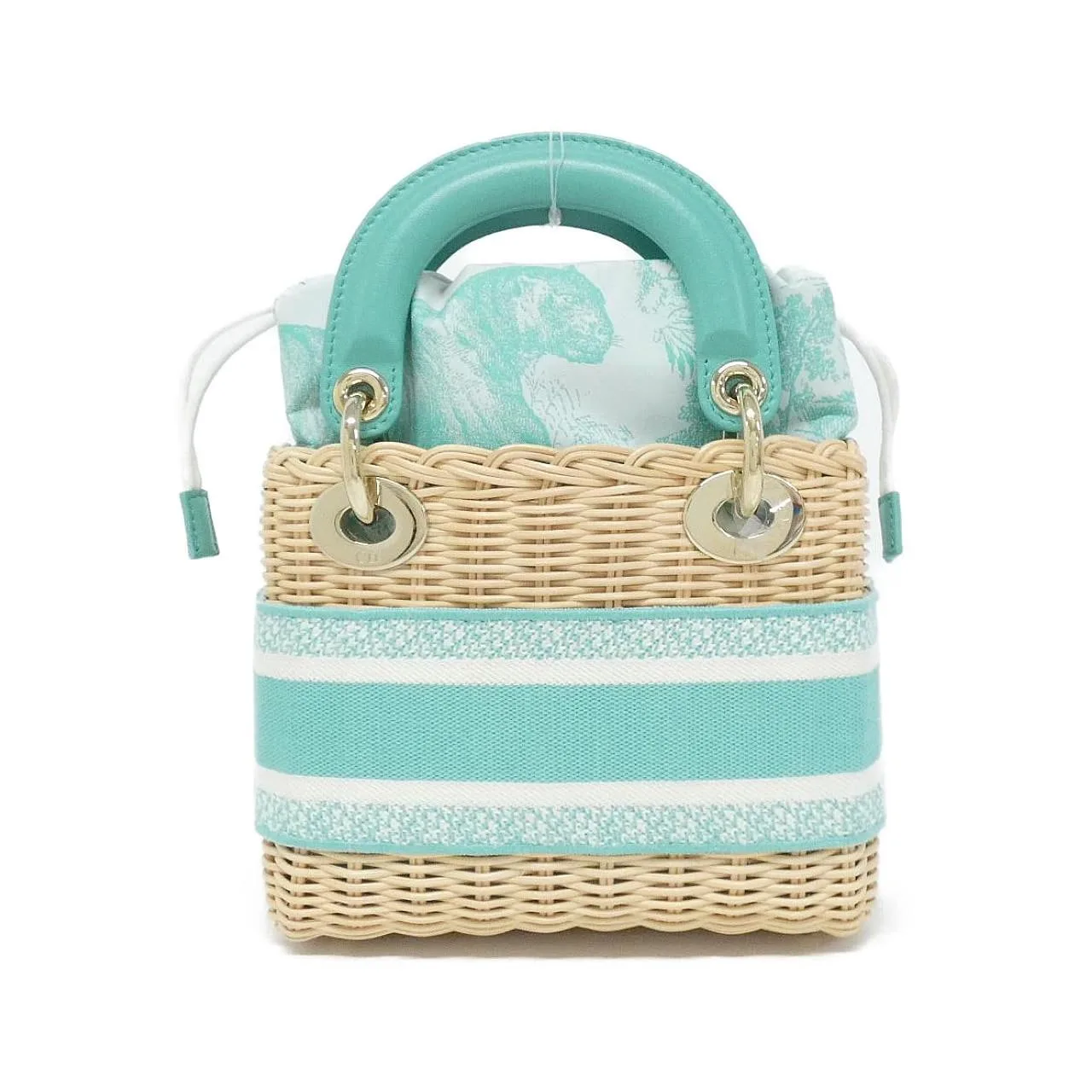 DIOR Lady Dior M0505OIFI Handbag Canvas 黑色 帆布 中古品A - 縮圖 2