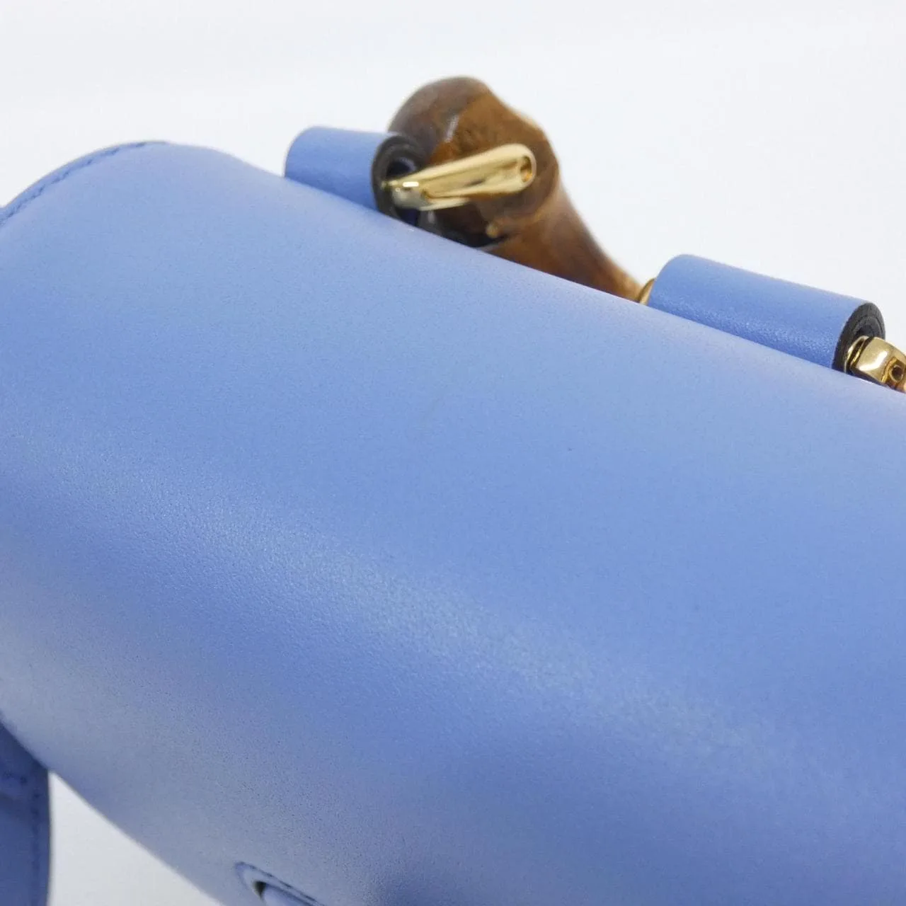 GUCCI 702106 UZY0T Handbag Leather 黑色 皮革 中古品A - 縮圖 4