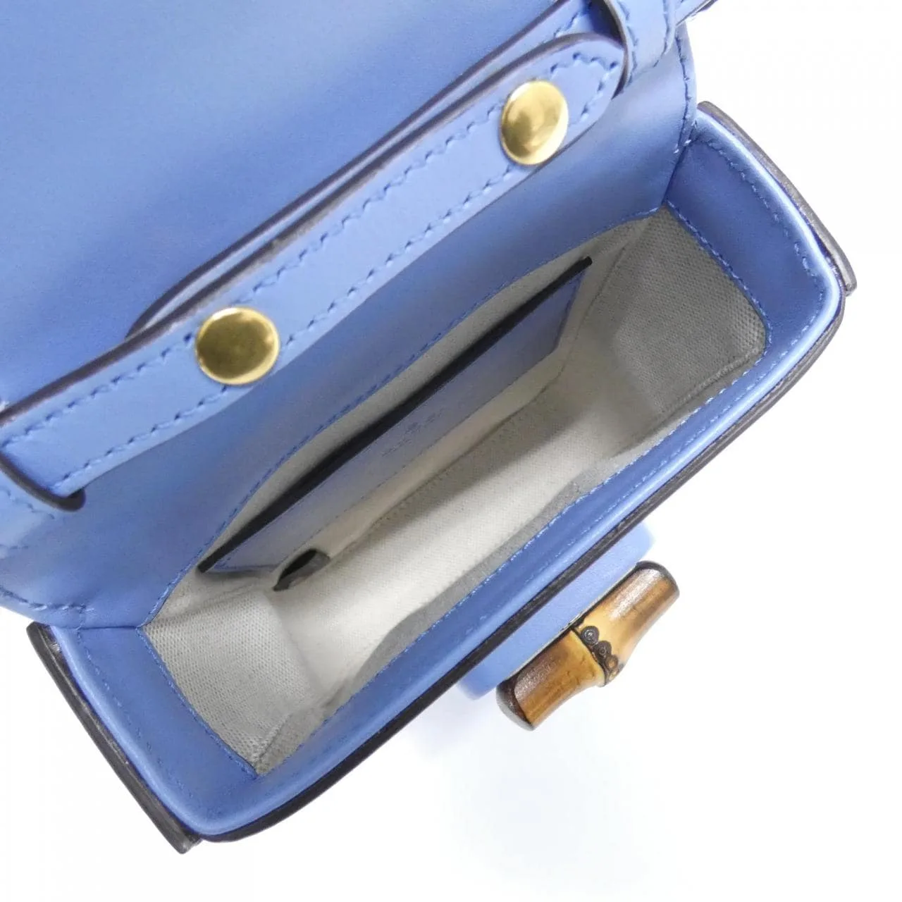 GUCCI 702106 UZY0T Handbag Leather 黑色 皮革 中古品A - 縮圖 7