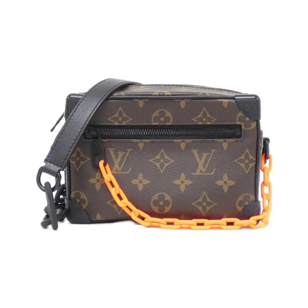 LOUIS VUITTON Soft Trunk M44480 Shoulder Monogram Black