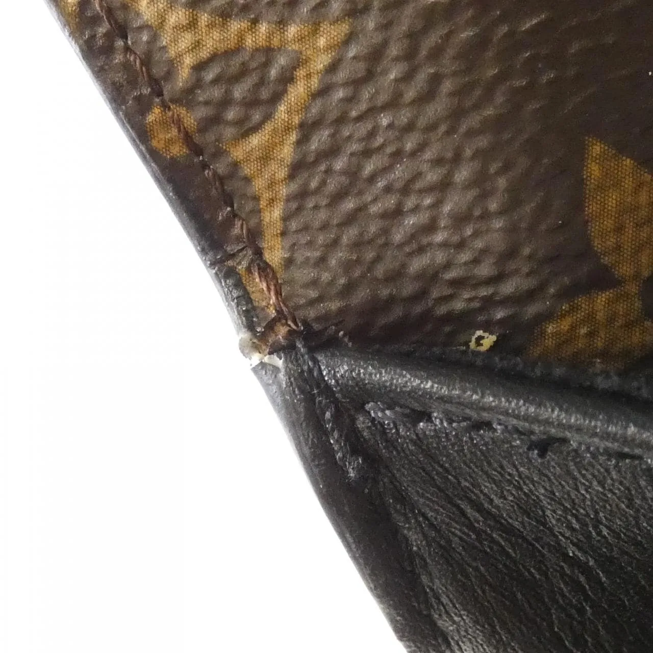 LOUIS VUITTON Pochette M43488 手提包 Monogram 黑色 Monogram 中古品B - 縮圖 8