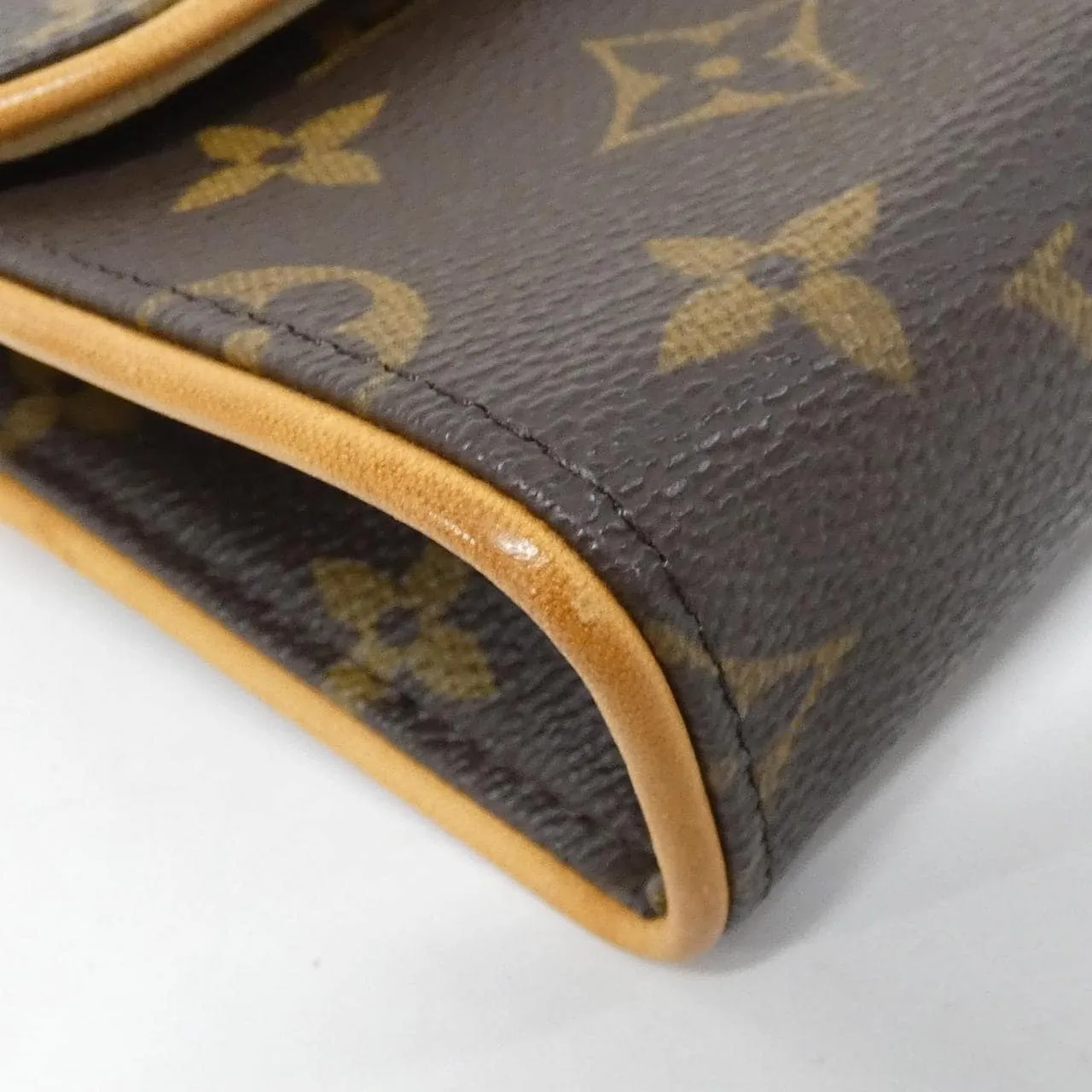 LOUIS VUITTON Pochette M51855+M67305 Belt Monogram 黑色 Monogram 中古品B - 縮圖 3