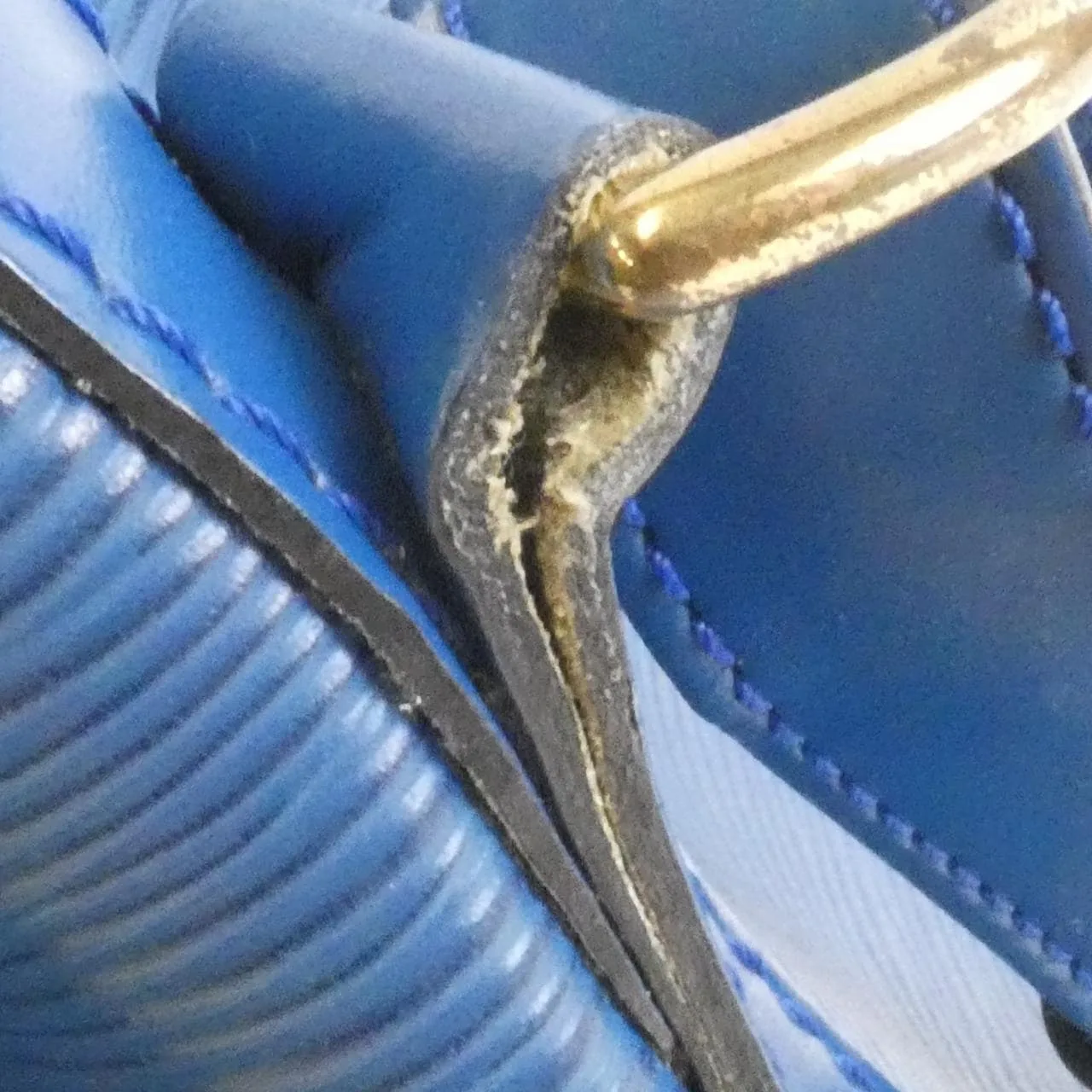 LOUIS VUITTON M44105 Shoulder Epi 藍色 Epi 中古品B - 縮圖 6