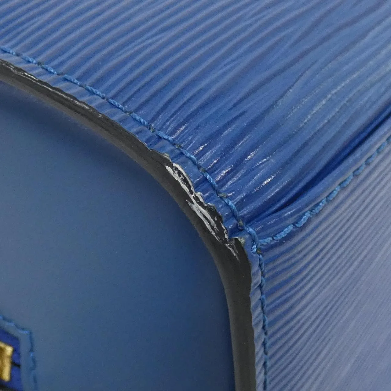 LOUIS VUITTON Pont-Neuf M52055 Handbag Epi 藍色 Epi 中古品A - 縮圖 3