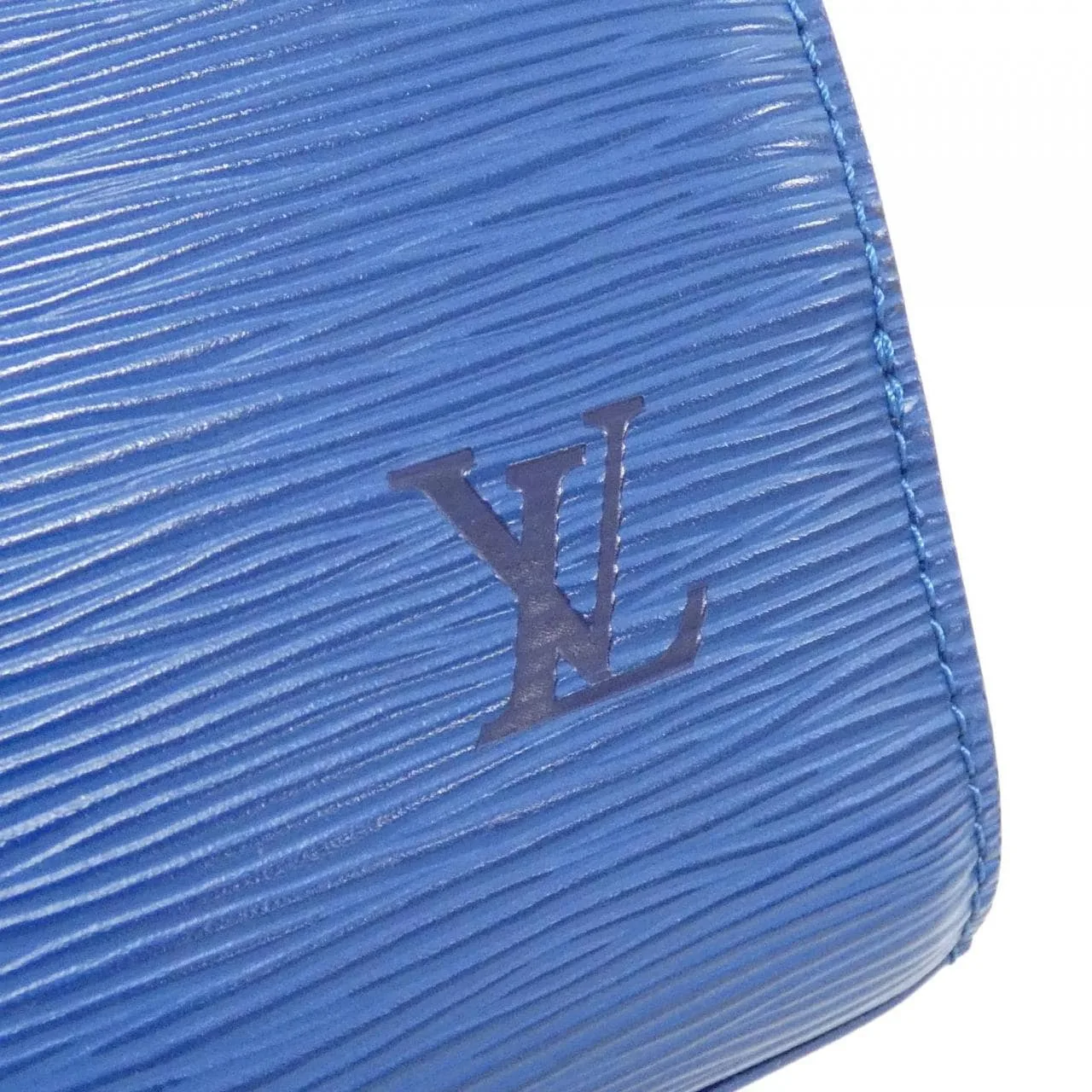 LOUIS VUITTON Pont-Neuf M52055 Handbag Epi 藍色 Epi 中古品A - 縮圖 5