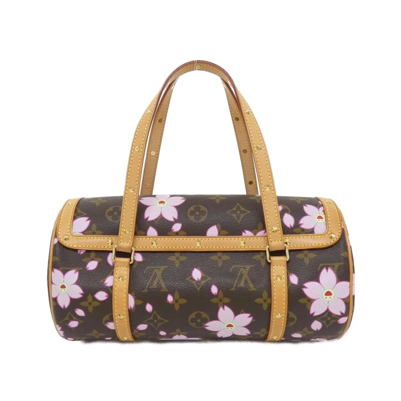 LOUIS VUITTON Papillon M92009 Handbag Monogram 黑色 Monogram 中古品B - 縮圖 2