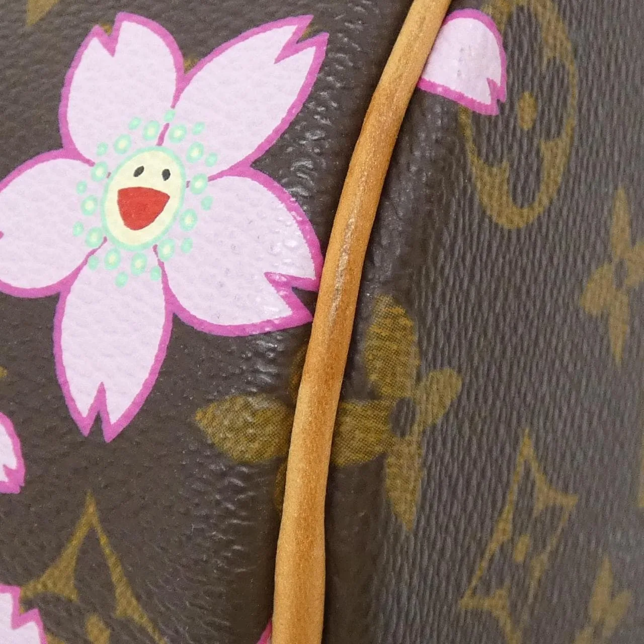 LOUIS VUITTON Papillon M92009 Handbag Monogram 黑色 Monogram 中古品B - 縮圖 3