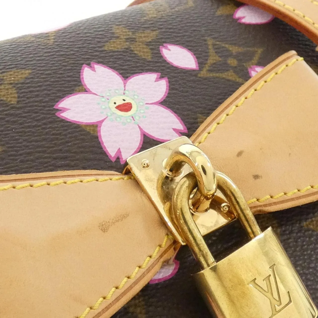 LOUIS VUITTON Papillon M92009 Handbag Monogram 黑色 Monogram 中古品B - 縮圖 5