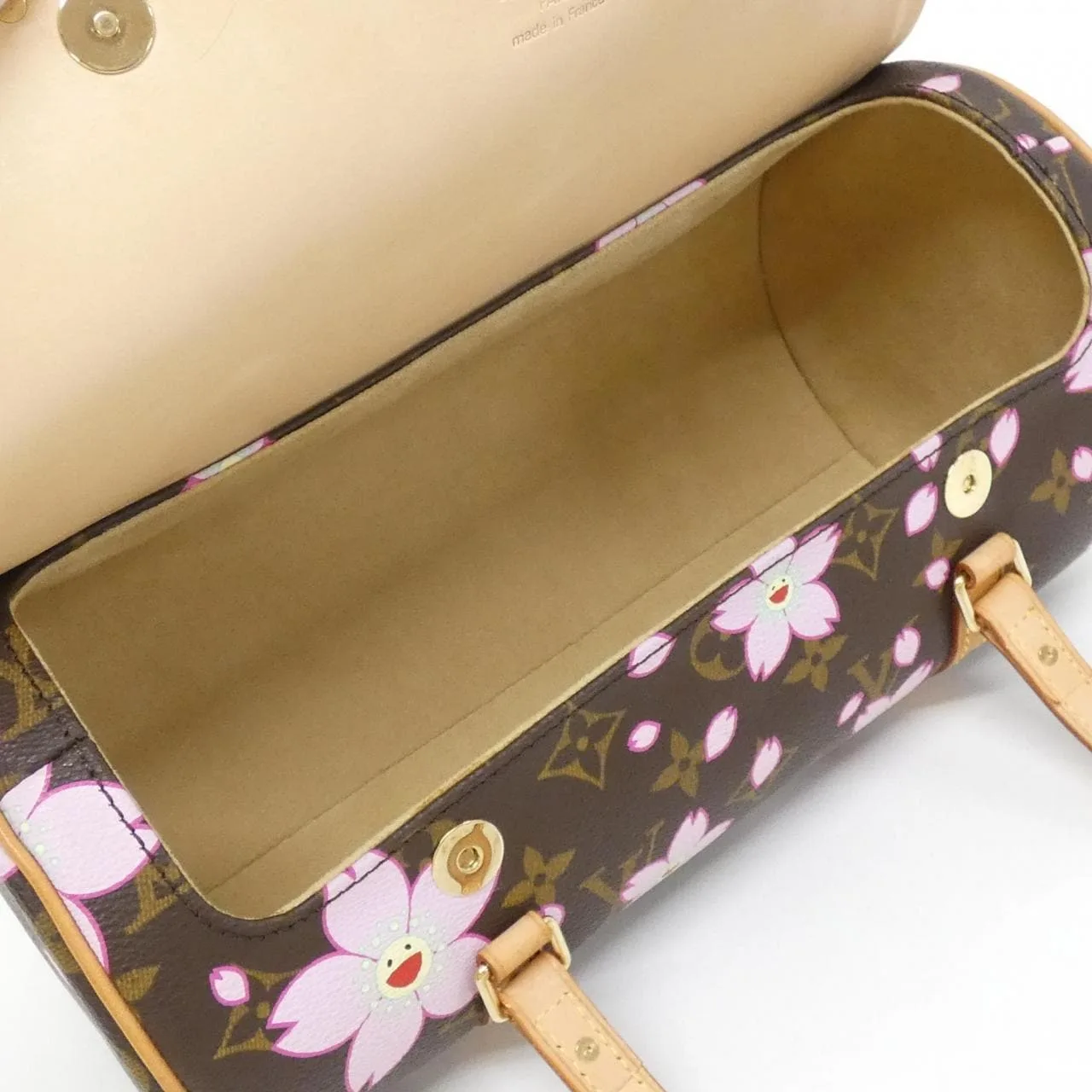 LOUIS VUITTON Papillon M92009 Handbag Monogram 黑色 Monogram 中古品B - 縮圖 8