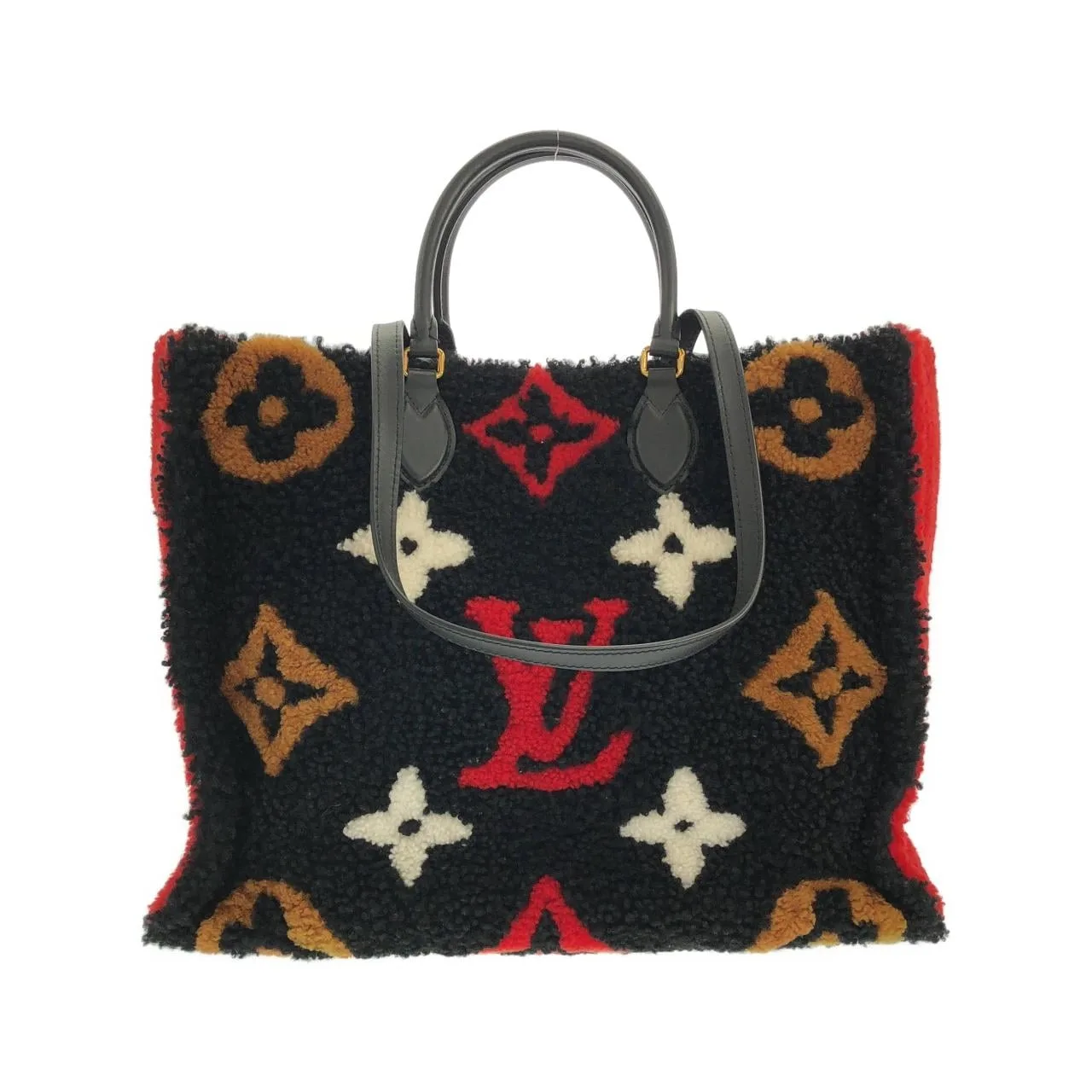 LOUIS VUITTON OnTheGo M55421 手提包 Monogram 黑色 Monogram 中古品A - 縮圖 2
