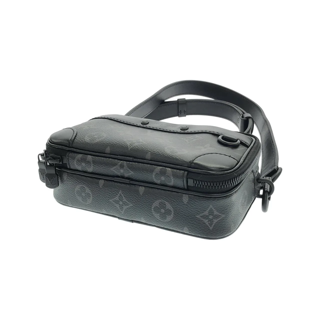 LOUIS VUITTON Eclipse M82542 肩背包 Monogram 黑色 Monogram 中古品A - 縮圖 3