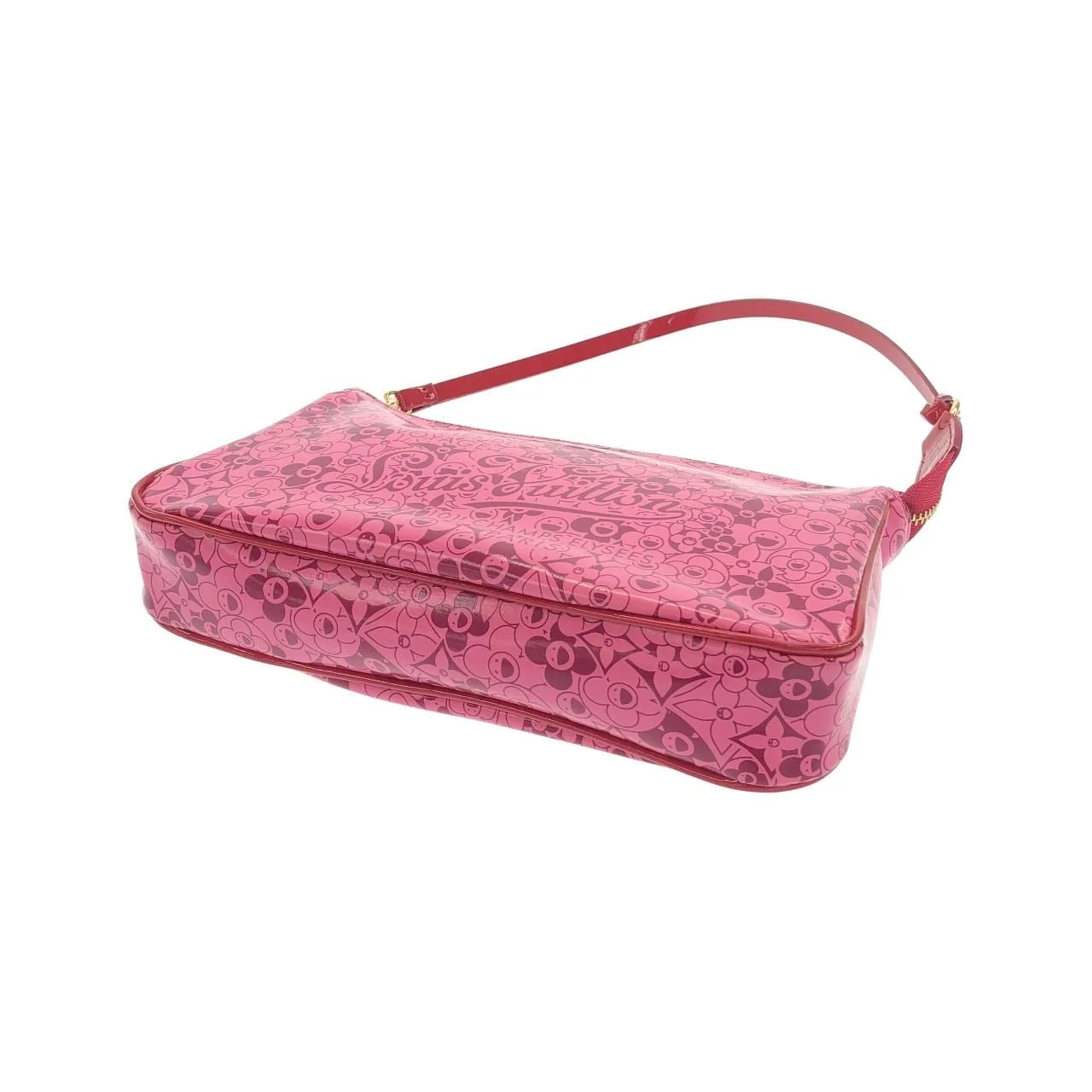 LOUIS VUITTON Pochette M93166 小斜揹包 黑色 中古品A - 縮圖 3