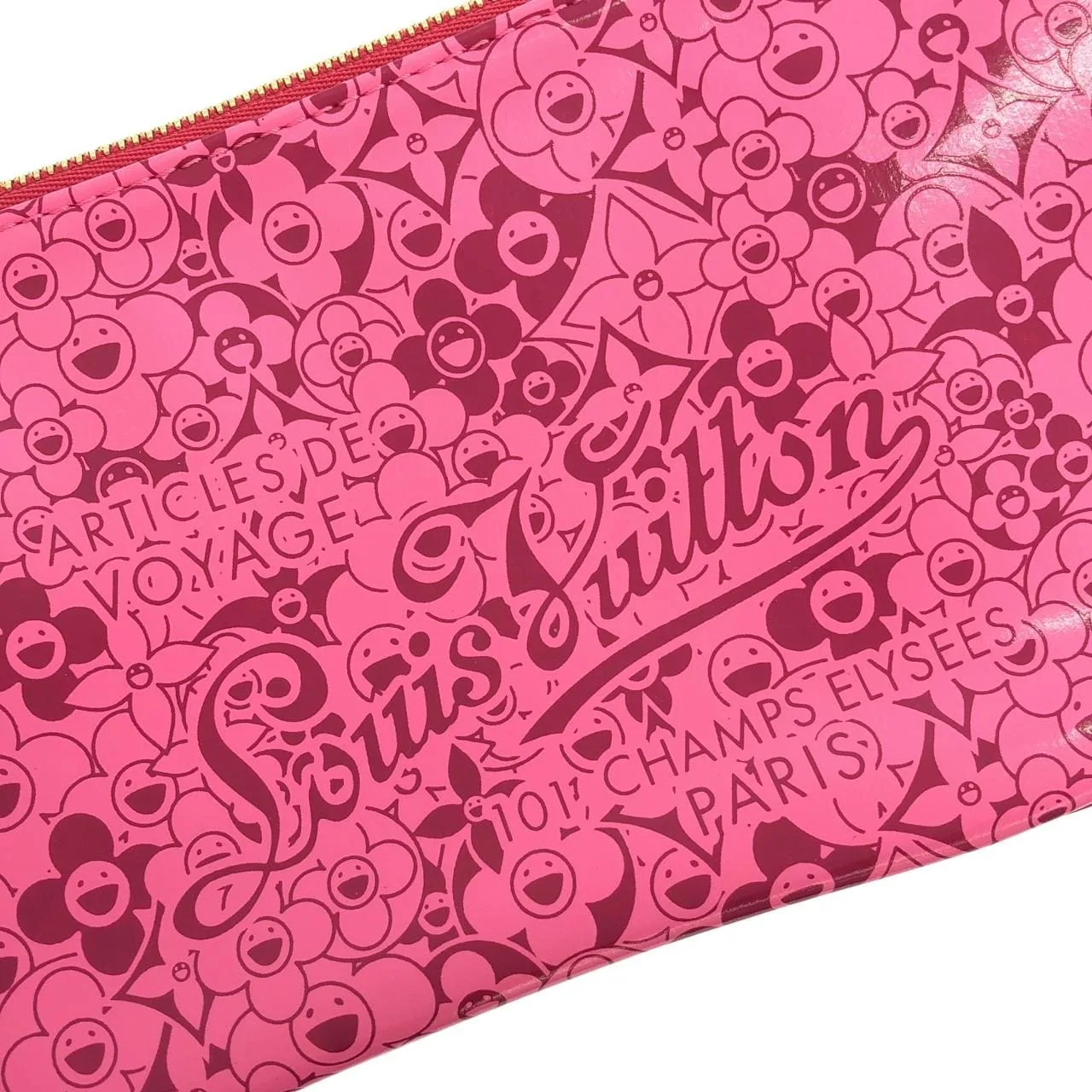 LOUIS VUITTON Pochette M93166 小斜揹包 黑色 中古品A - 縮圖 5