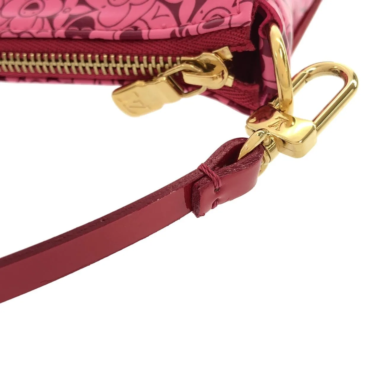 LOUIS VUITTON Pochette M93166 小斜揹包 黑色 中古品A - 縮圖 6