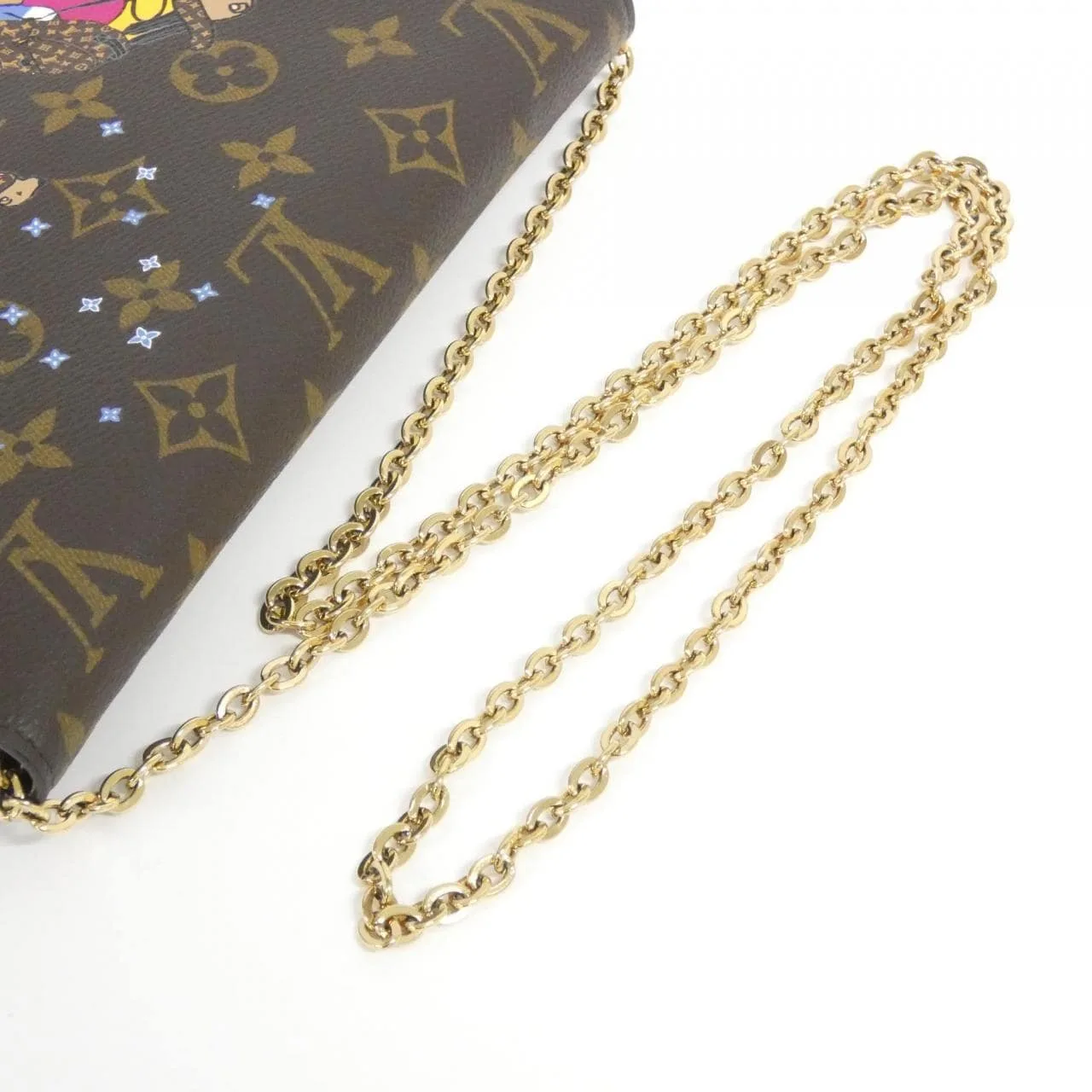 LOUIS VUITTON Pochette M63857 Handbag Monogram Black Monogram Rank A - Thumbnail 5