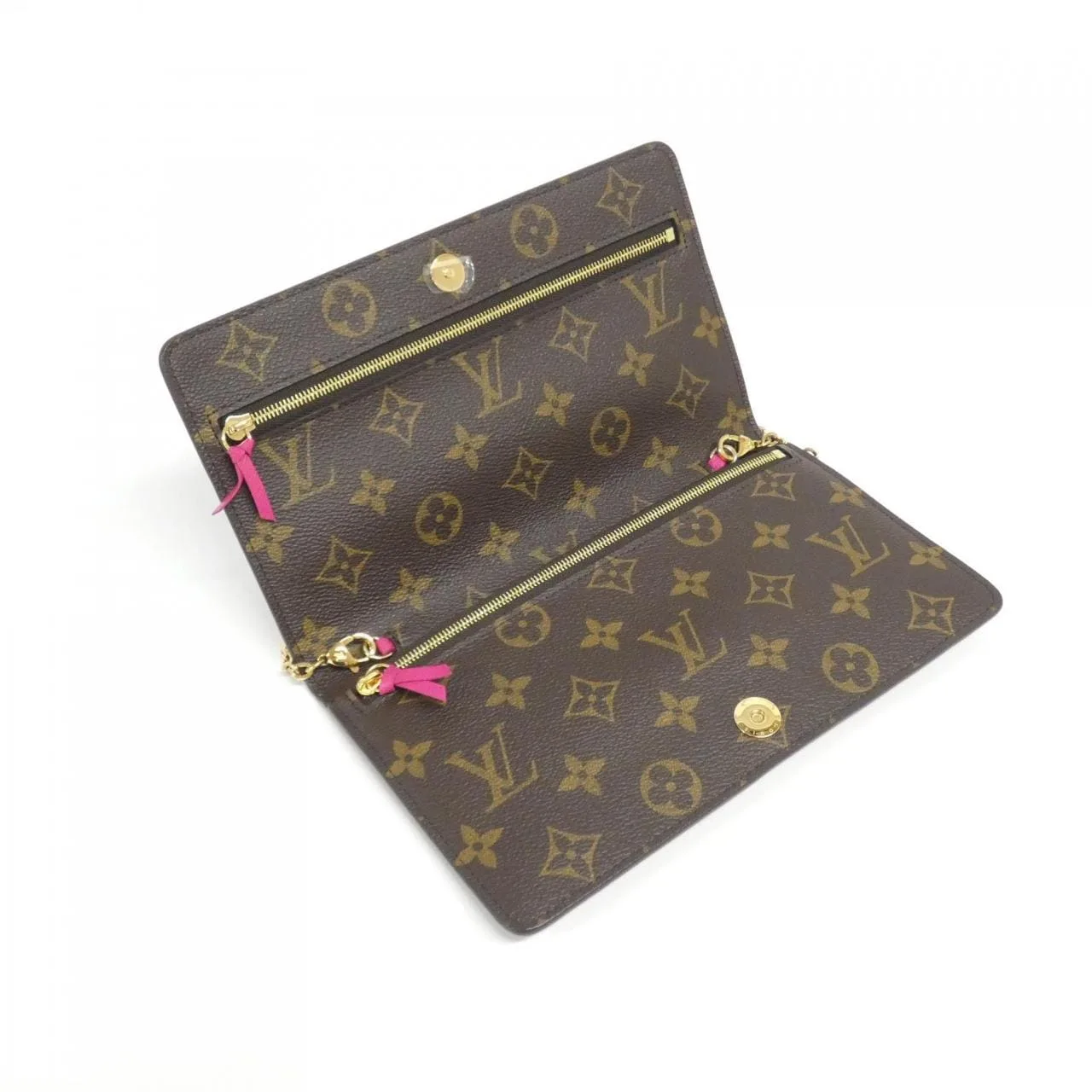 LOUIS VUITTON Pochette M63857 Handbag Monogram Black Monogram Rank A - Thumbnail 6