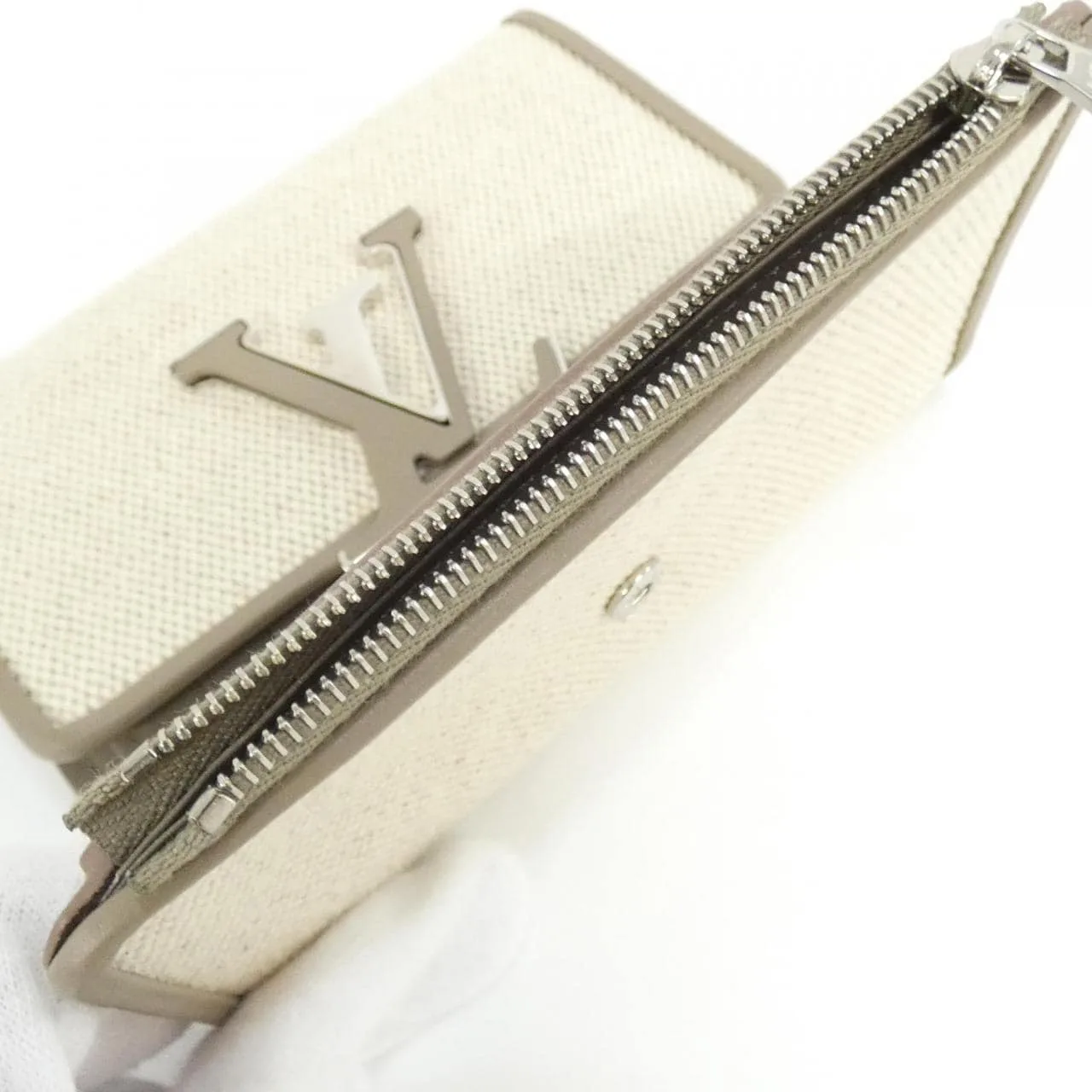 LOUIS VUITTON Capucines M83573 Wallet Canvas Beige Canvas Rank A - Thumbnail 4