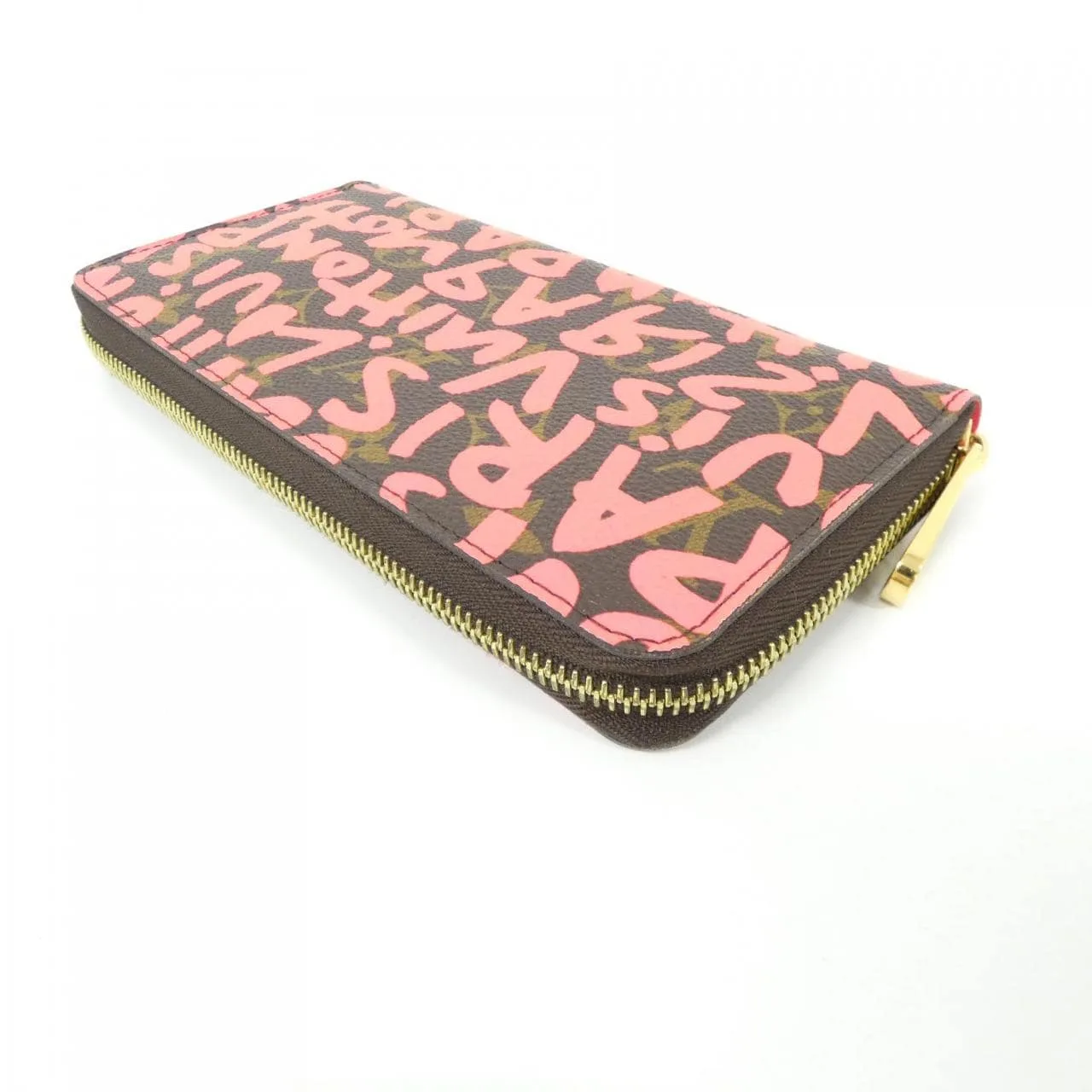 LOUIS VUITTON M93710 Wallet Monogram 黑色 Monogram 中古品A - 縮圖 2