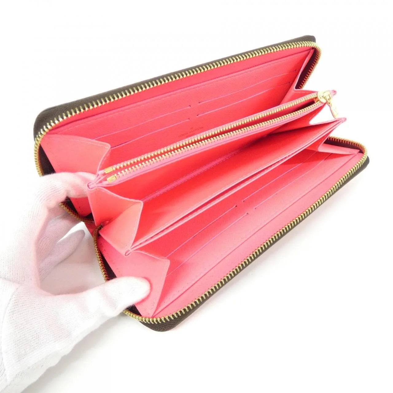 LOUIS VUITTON M93710 Wallet Monogram 黑色 Monogram 中古品A - 縮圖 8