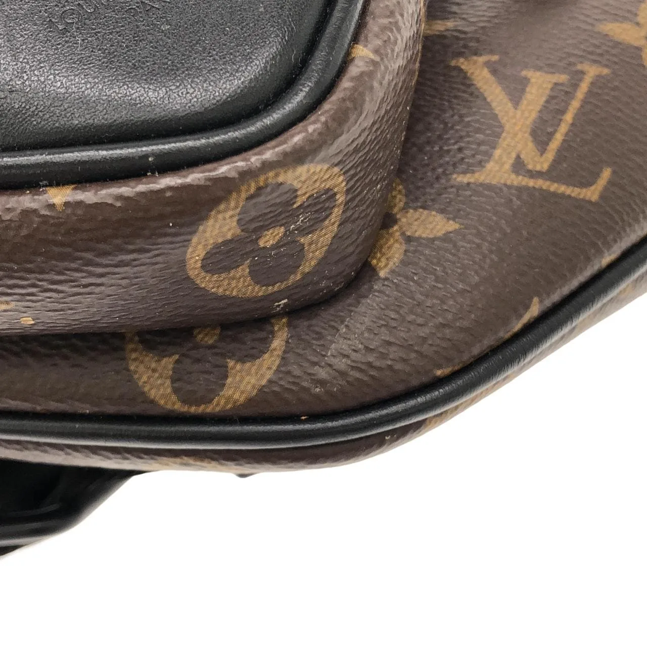 LOUIS VUITTON Christopher M45337 Shoulder Monogram 黑色 Monogram 中古品A - 縮圖 4