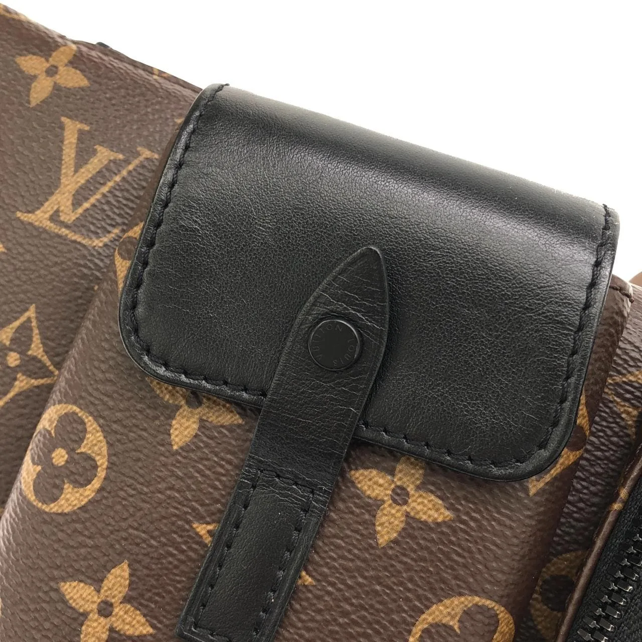 LOUIS VUITTON Christopher M45337 Shoulder Monogram 黑色 Monogram 中古品A - 縮圖 5